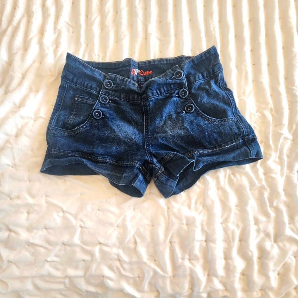 2 cute jean shorts